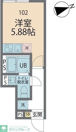 カインドネス国分寺本多の物件間取画像